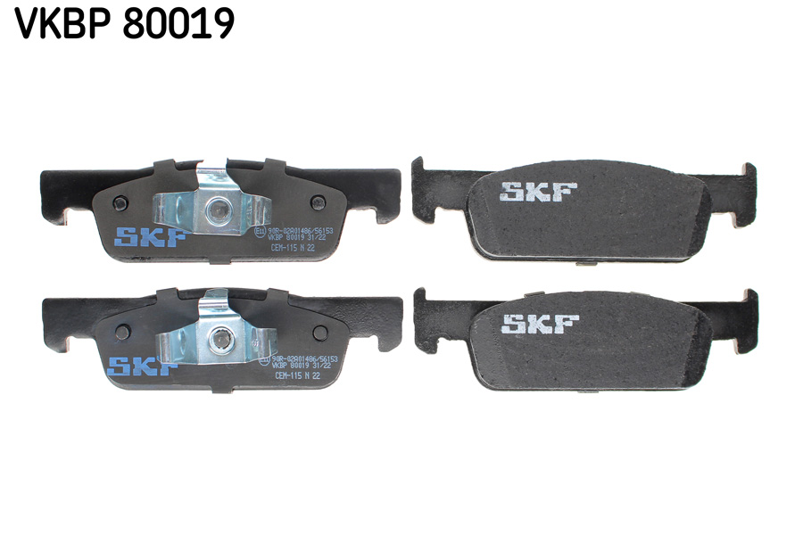 SKF Fékbetét, mind VKBP80019_SKF